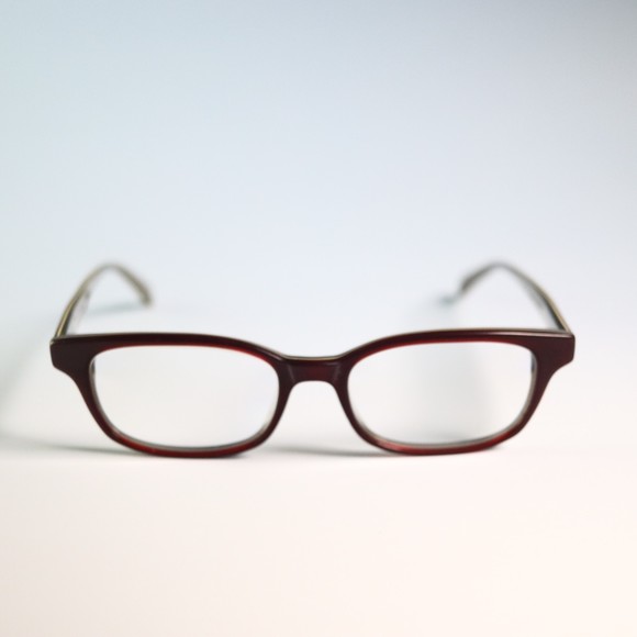 O&X OP-106U 50-17 148 eyeglasses red olive rectangle full frame N13 - Picture 7 of 9